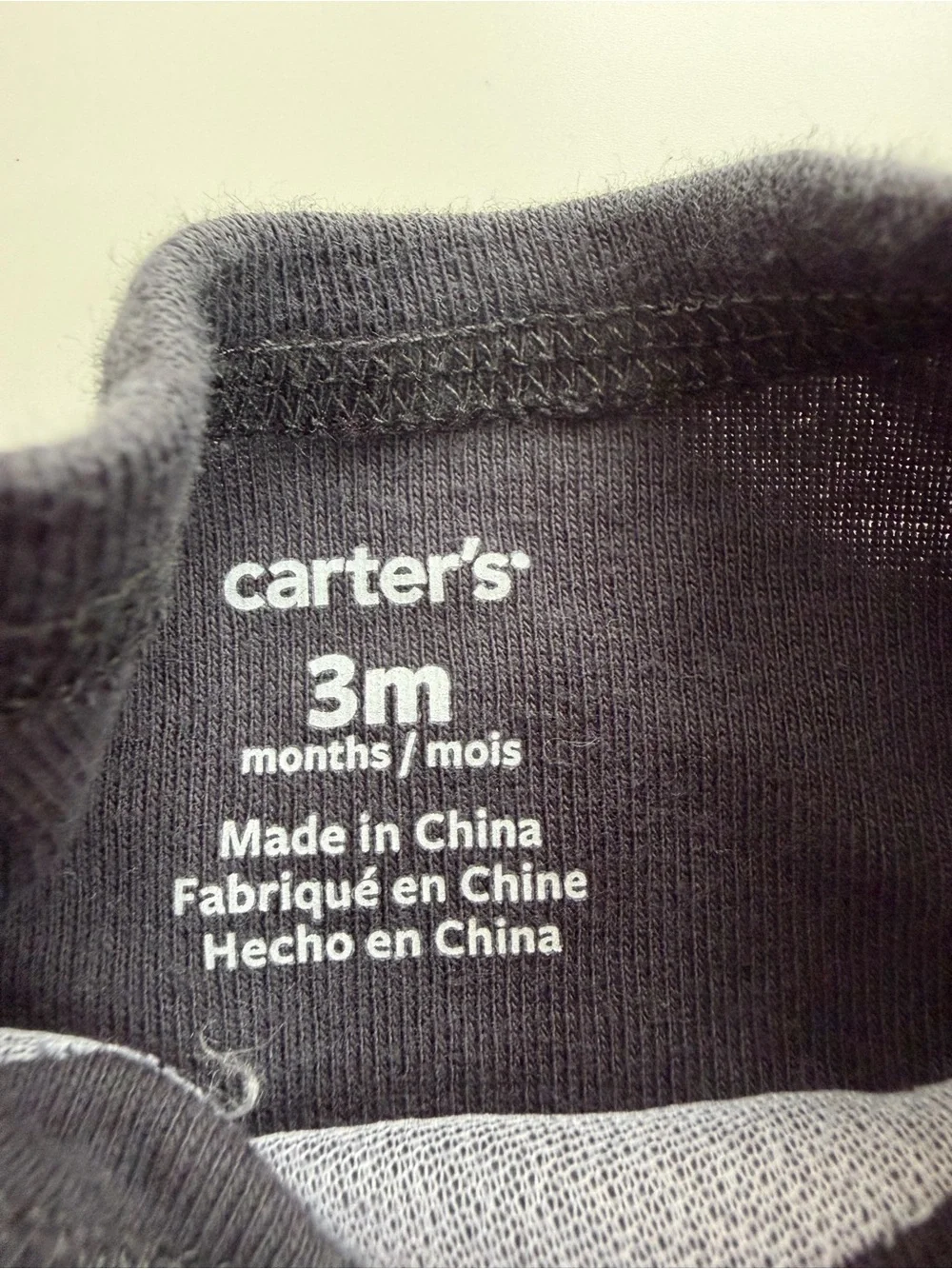 Carter's Black 'Handsome Fella' Long-Sleeve Footie